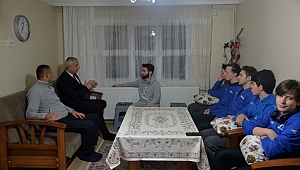 BABAOĞLU’NDAN AVRUPA ŞAMPİYONUNA ZİYARET 