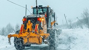Büyükşehir 12 mahallede karla mücadele ediyor: 