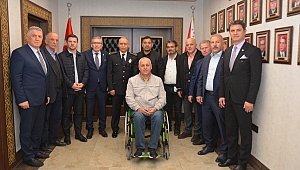 ASKF Yönetimi Emniyet İl Müdürü Fatih Kaya’yı ziyaret etti. 