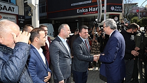Başkan Yüce'den şehrin kuzeyinde yoğun temaslar 