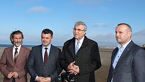 Başkan Yüce kıyı erozyonu tahribatını inceledi: “27 dalgakıran yapılacak” 