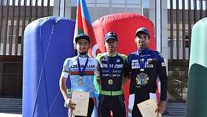 Büyükşehir'in pedalı Azerbaycan'da şampiyon oldu 