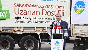 Büyükşehir’in yardım tırları dualarla uğurlandı 