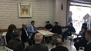 Dikbayır, Hilmi Kayın İş Merkezinde Kiracı esnaf ile bir araya geldi 