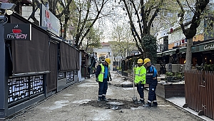 Kafeler Sokağı yenilenen yüzüyle bölgeye değer katacak 