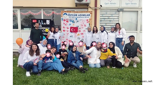 SUBÜ’lü sağlıkçılar 23 Nisan’ı çocuklarla geçirdi