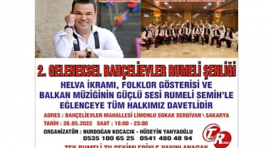 İkinci Geleneksel Bahçelievler Rumeli Şenliği