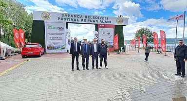 Kaymakam Canpolat ve Başkan Özen Karavan Festivali’ni Ziyaret Ettiler 