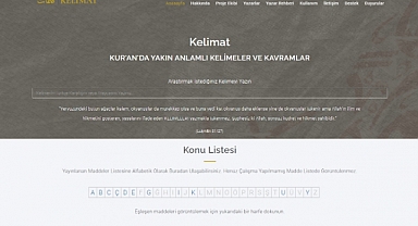 Sakarya Üniversitesinden Kur'an Sözlüğü Kelimat 