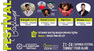 Sapanca 4. El Sanatları Festivalinde 4 Gün Konser 
