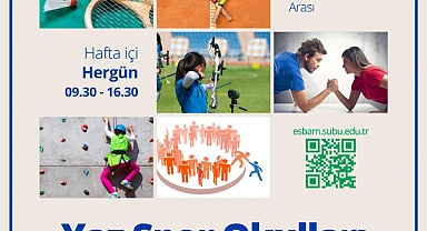 SUBÜ yaz spor okulları için kayıtlar başladı 