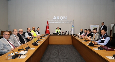 Başkan Yüce “357 personel, 205 araç ve iş makinası ile 724 teyakkuz halindeyiz” 