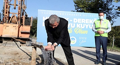 Hendek Dereköy’de musluklara kaliteli içmesuyu ulaşacak 