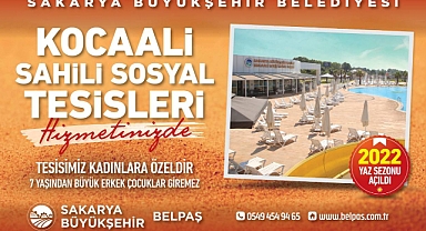 Kocaali Sosyal Tesislerinde sezon açılıyor 