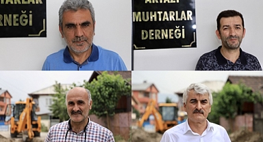 Muhtarlardan Başkan Yüce’ye teşekkür 