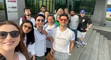 Son derslerini bisiklet sürerek gerçekleştirdiler 