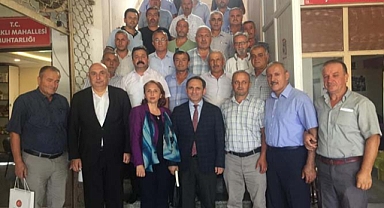 CHP Milletvekili Özkoç Kaynarcalı muhtarlarla buluştu 