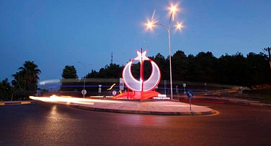 Sakarya Köprülü Kavşağı son haliyle ışıl ışıl 