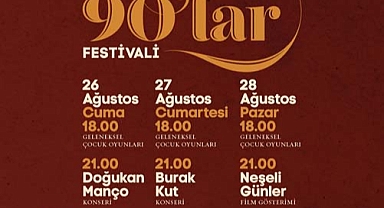 90’lar festivali Millet Bahçesi’nde 