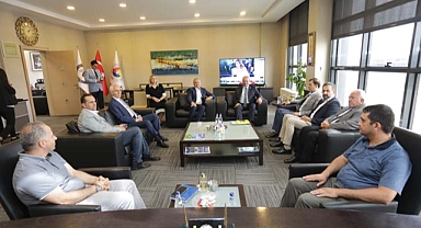 ATO Başkanı Gürsel Baran'dan Başkan Altuğ'a Ziyaret 