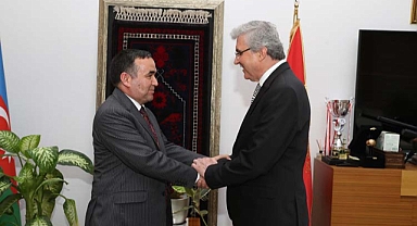 Başkan Yüce Afganistan İstanbul Başkonsolosu Numani’yi ağırladı 