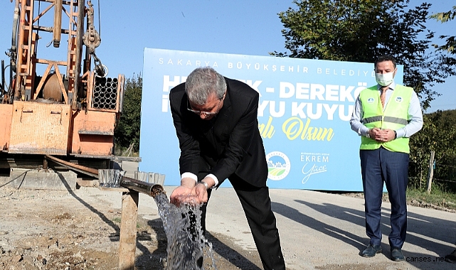 Büyükşehir’den Hendek Dereköy’e kaliteli ve kesintisiz içmesuyu