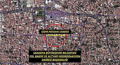 Çeşme Meydanı Caddesi’nde asfalt çalışması yapılacak 