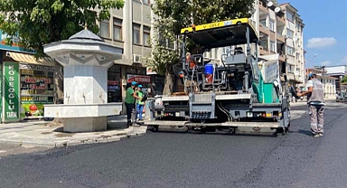 Çeşme Meydanı Caddesi yeni yüzüne kavuştu 