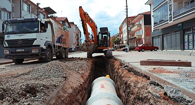 Dilmen ve Hacıoğlu Mahallesi'nin altyapısı geleceğe hazırlanıyor 