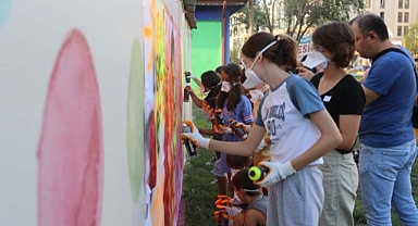 Serdivan Çocuk Bahçesi Kapanışını Grafiti Festivaliyle Yaptı 