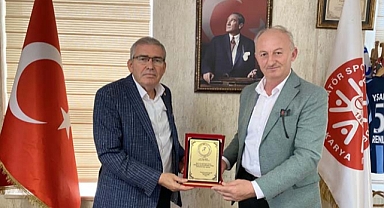 Spor Adamları Derneğinden ASKF ziyaret. 