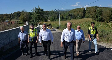 BAŞKAN BABAOĞLU VE BAŞKAN NAMLI HARMANTEPE’DE İNCELEMELERDE 