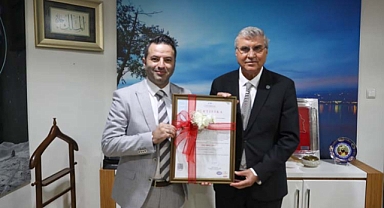 Başkan Yüce’den kaliteli hizmet anlayışıyla Türkiye’de ilk olan SASKİ’ye tebrik 