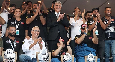 Başkan Yüce heyecana ortak oldu 