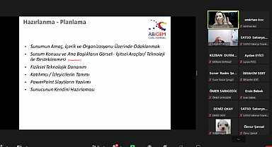 Etkili ve Profesyonel Sunumun Tüm Ayrıntıları SATSOda İşlendi 