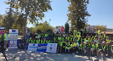 Şeridi Paylaş, Güvenle Ulaş projesinde pedallar şehir merkezinde döndü 