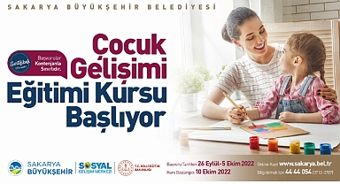 SGMde sertifikalı Çocuk Gelişimi Eğitimleri başlıyor 
