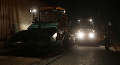 Büyükşehir’den Arifiye’de gece mesaisi 