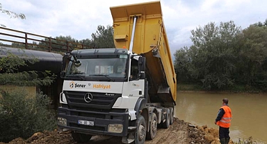 Büyükşehir Mollaköy Köprüsü’nde işleme başladı 