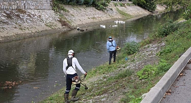 Çark Deresi’nde rutin hummalı çalışma 