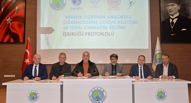 ÇOCUK ATLETİZMİ VE TEMEL JİMNASTİK EĞİTİMİ PROTOKOLÜ İMZALANDI 