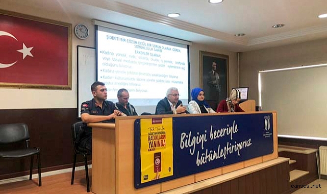 SUBÜ Geyve MYO’da kadına şiddetle mücadele eğitimi