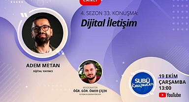 SUBÜ Konuşmaları’nda 4. sezon Adem Metan ile başlıyor 
