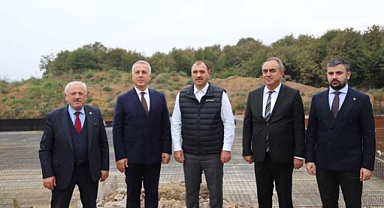 VALİ KALDIRIM HENDEK'İN PROJE ALANLARINI GEZDİ 