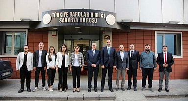 Yüceden Sakarya Barosu ile Veteriner Hekimler Odasına hayırlı olsun ziyareti