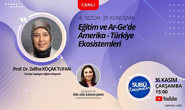 ABD ve Türkiye’nin eğitim ekosistemi konuşulacak