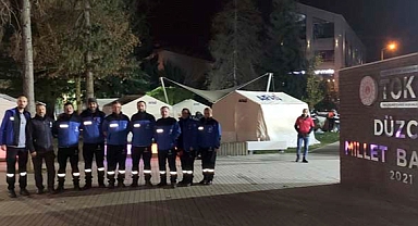 SUBÜ deprem bölgesinde aktif görevdeydi 