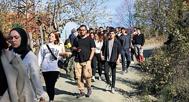 SUBÜ’nün doğa tutkunları Doğançay’da yürüdü 