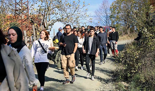 SUBÜ’nün doğa tutkunları Doğançay’da yürüdü