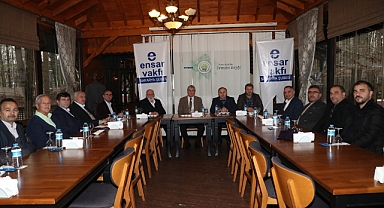 Başkan Yüce’den Ensar Vakfı’na ziyaret 